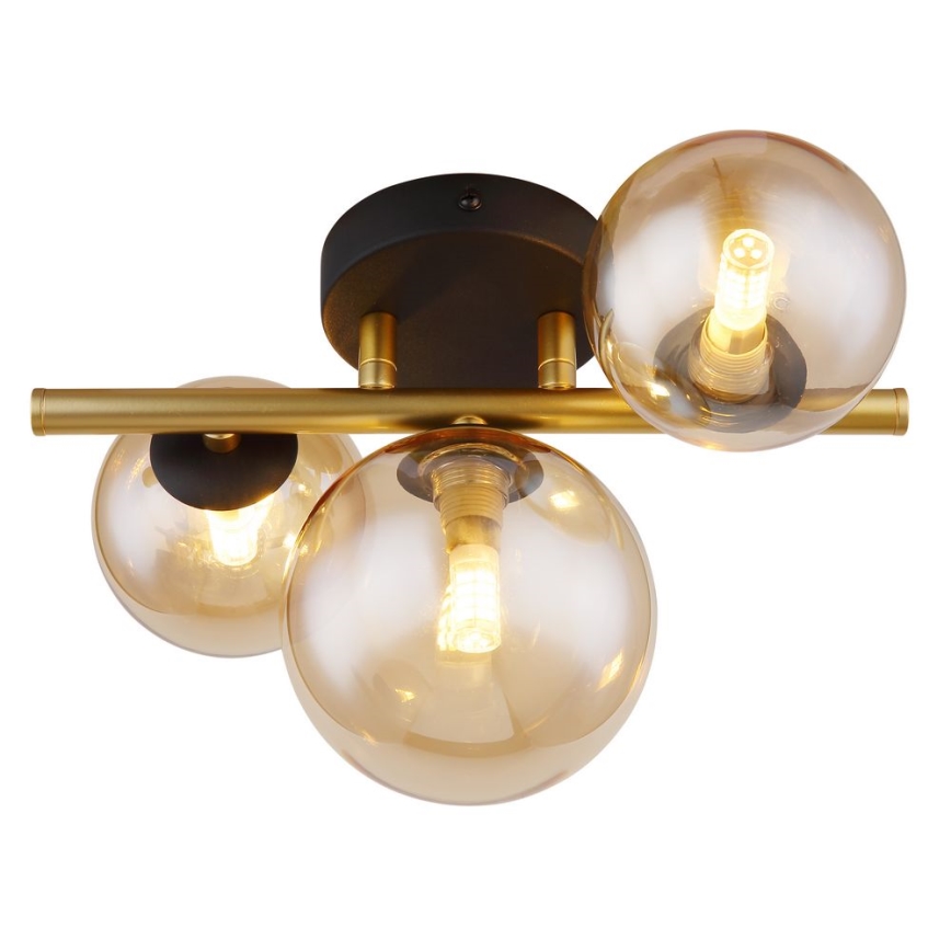 Globo - LED Żyrandol natynkowy RIHA 3xG9/3,5W/230V mosiądz