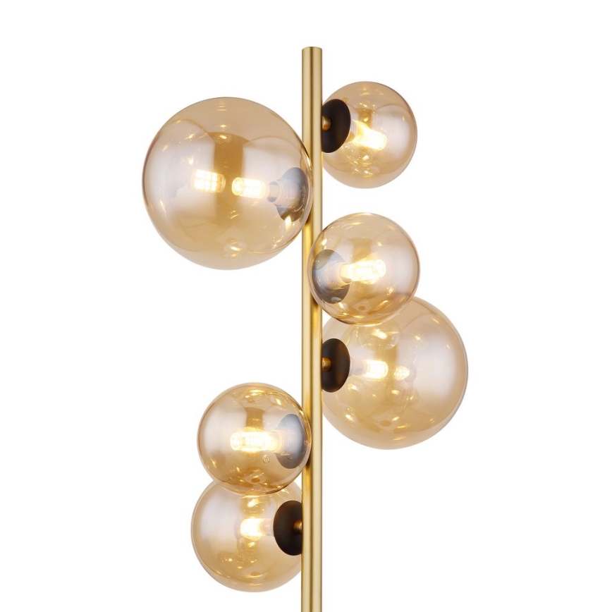 Globo - Lampa stojąca LED 6xG9/3W/230V mosiądz