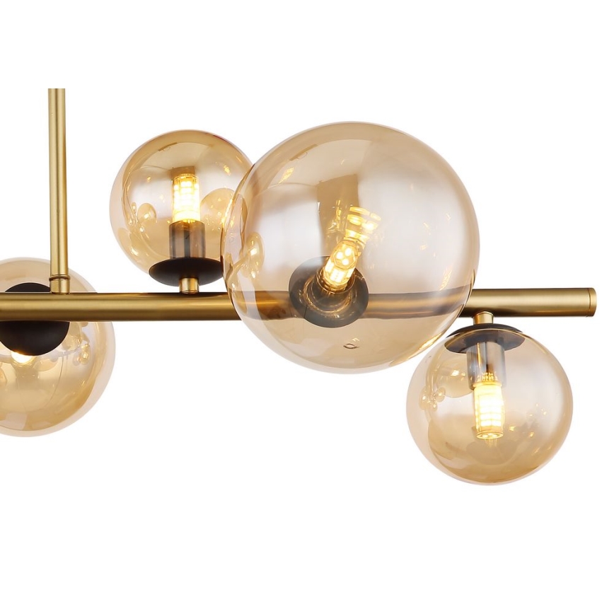 Globo - LED Żyrandol 9xG9/3W/230V mosiądz