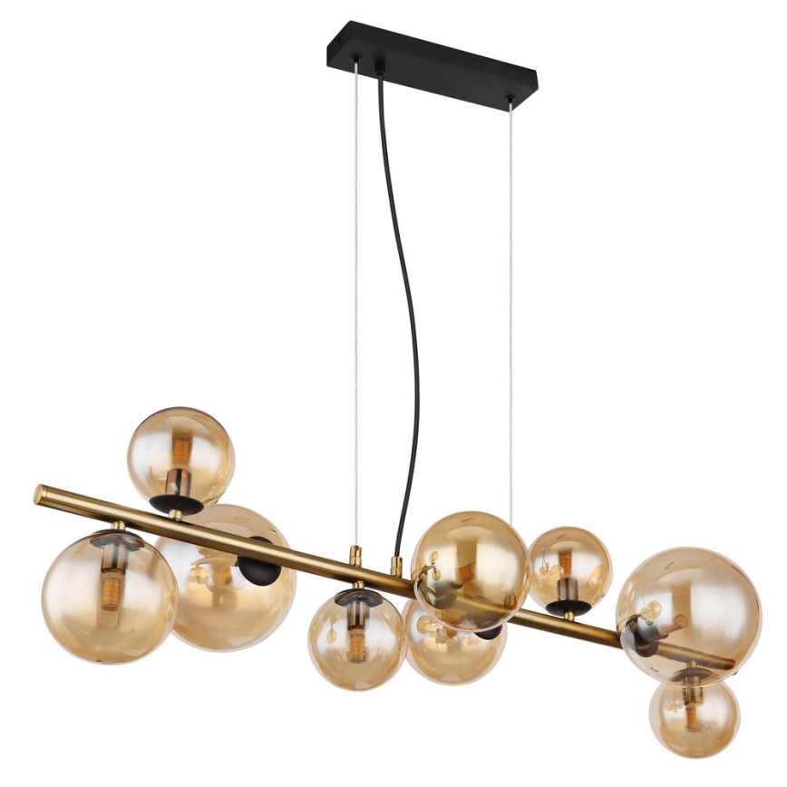 Globo - LED Żyrandol na lince 9xG9/3W/230V mosiądz