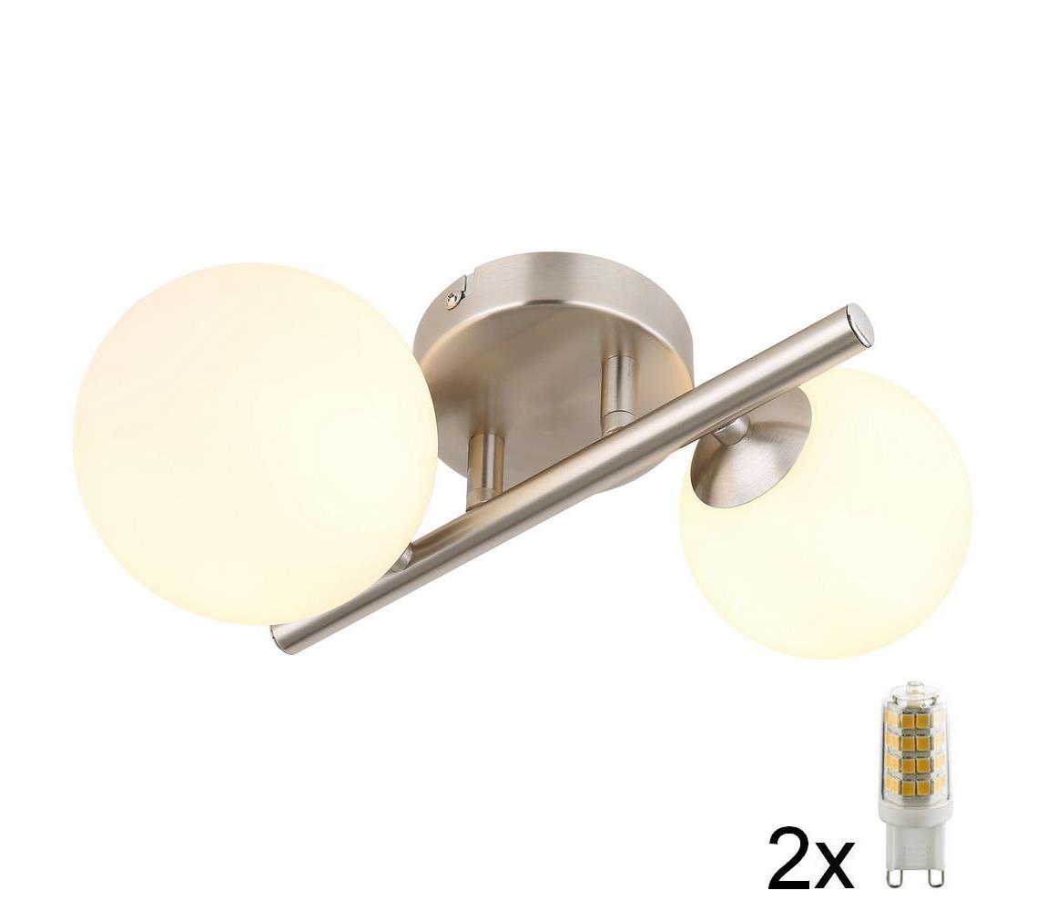 Globo 56140-2W - LED Żyrandol natynkowy RIHA 2xG9/3W/230V chrom