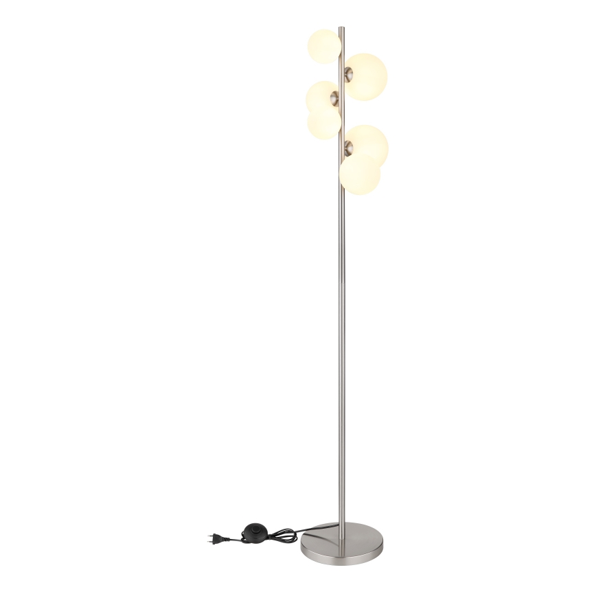 Globo - LED Lampa podłogowa 6xG9/3,5W/230V biały