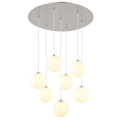 Globo - LED Żyrandol na lince 7xG9/3,5W/230V biały