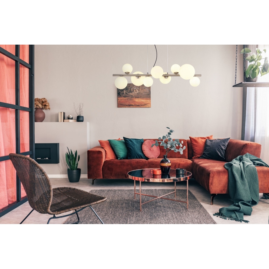 Globo - LED Żyrandol na lince 9xG9/3W/230V matowy chrom
