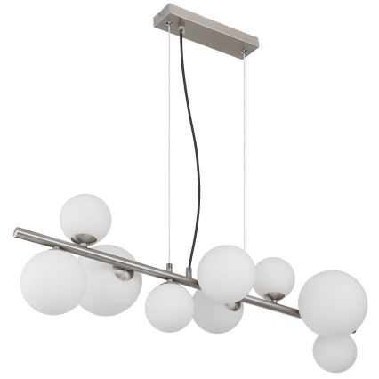 Globo - LED Żyrandol na lince 9xG9/3W/230V matowy chrom