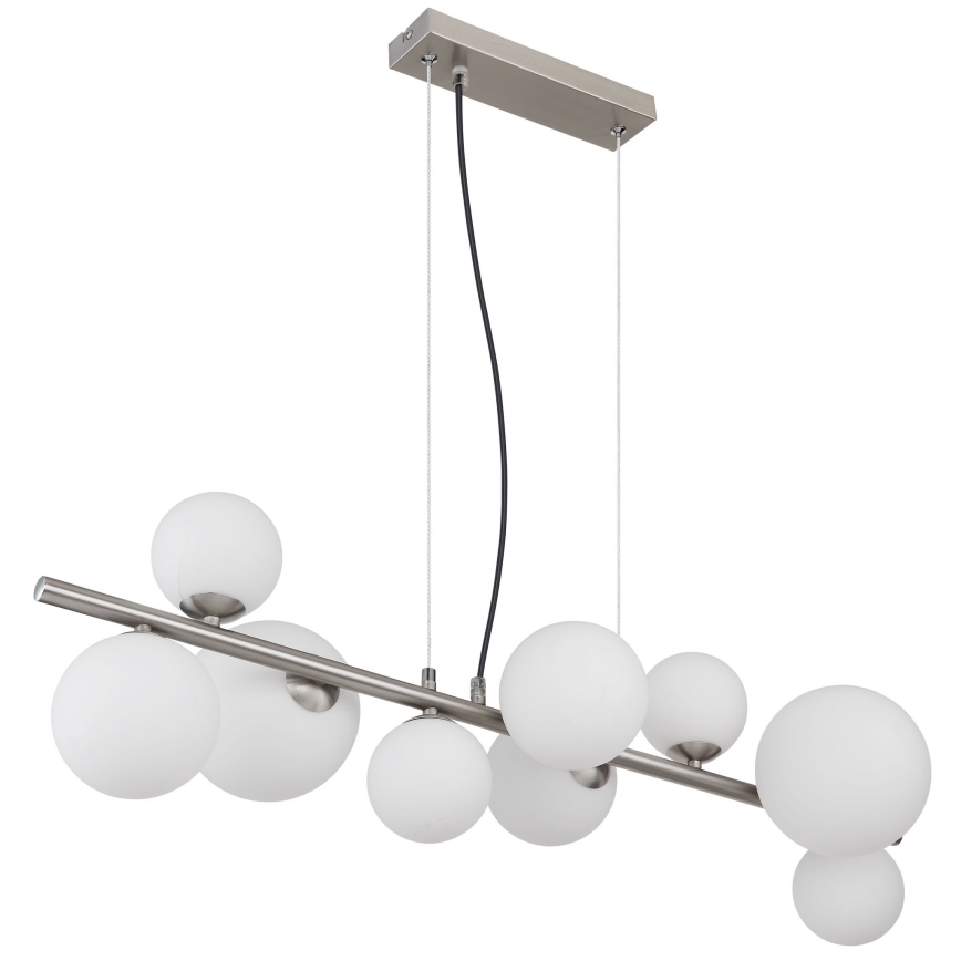 Globo - LED Żyrandol na lince 9xG9/3W/230V matowy chrom