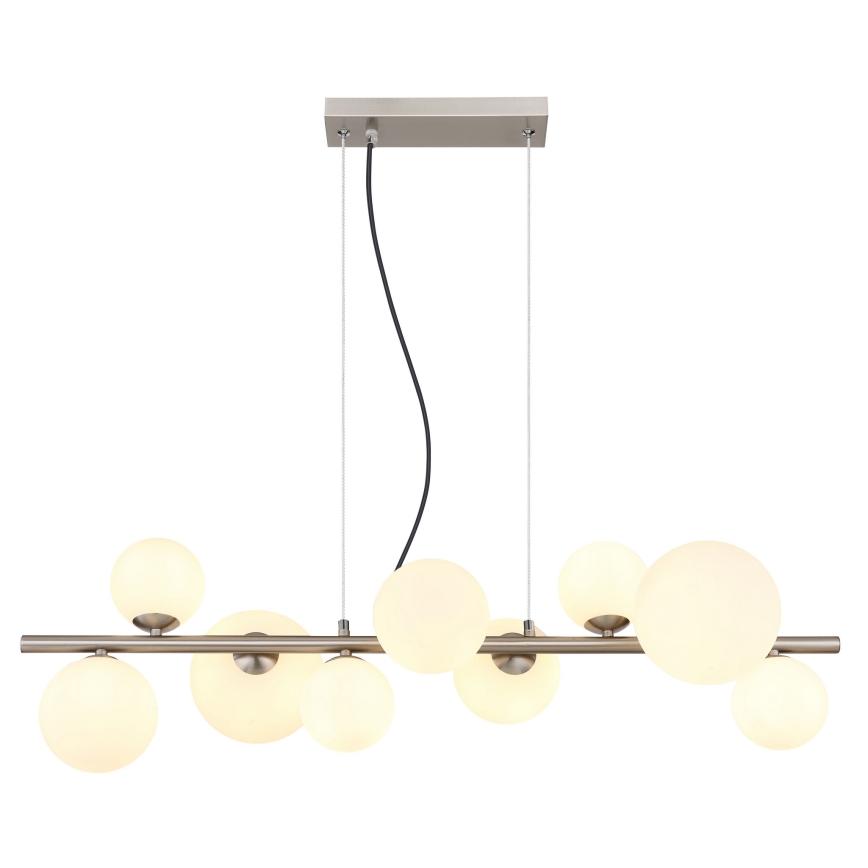 Globo - LED Żyrandol na lince 9xG9/3W/230V matowy chrom