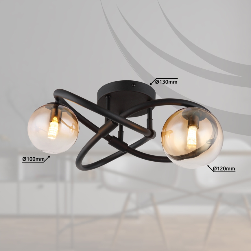 Globo - Przysufitowy żyrandol LED 2xG9/3,5W/230V 3000K