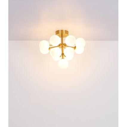 Globo - Żyrandol natynkowy 13xG9/5W/230V śr. 56 cm czarny