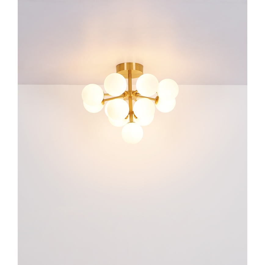 Globo - Żyrandol natynkowy 13xG9/5W/230V śr. 56 cm czarny