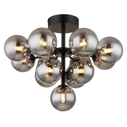 Globo - Żyrandol natynkowy 13xG9/5W/230V śr. 56 cm czarny
