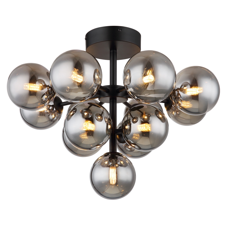 Globo - Żyrandol natynkowy 13xG9/5W/230V śr. 56 cm czarny