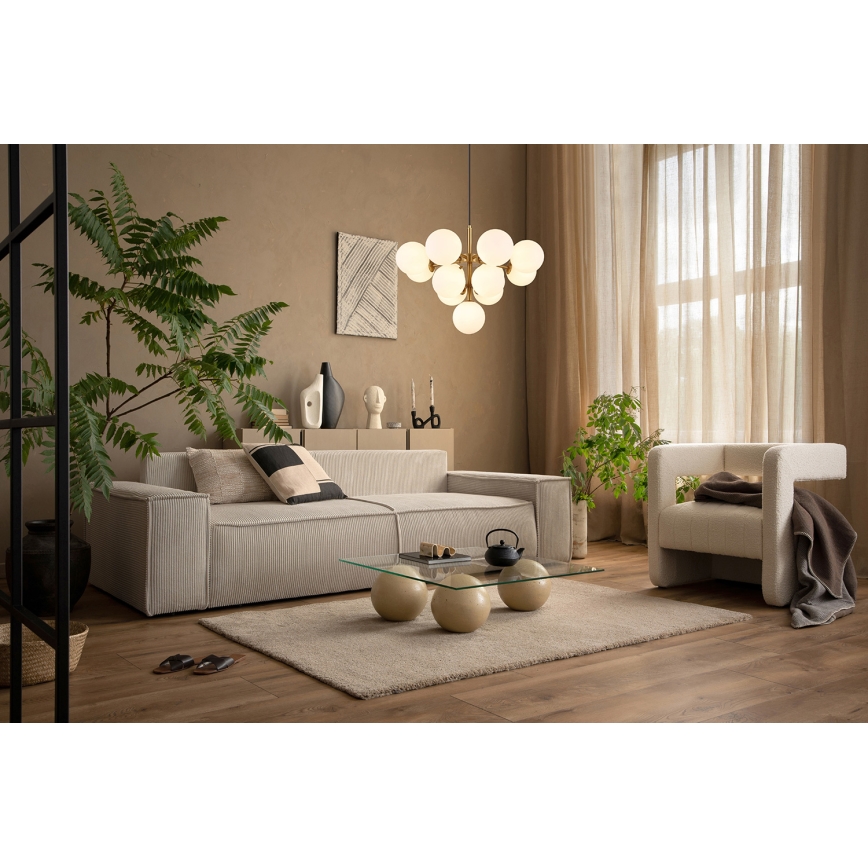 Globo - Żyrandol na lince 13xG9/5W/230V śr. 56 cm złoty