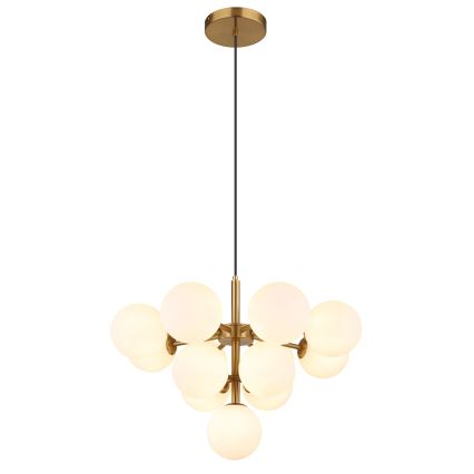 Globo - Żyrandol na lince 13xG9/5W/230V śr. 56 cm złoty