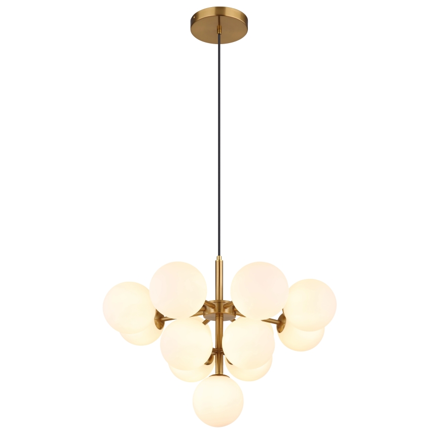 Globo - Żyrandol na lince 13xG9/5W/230V śr. 56 cm złoty