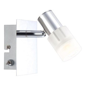 GLOBO 56200-1 - LED Kinkiet z wyłącznikiem GLOSS 1x LED/3W/230V