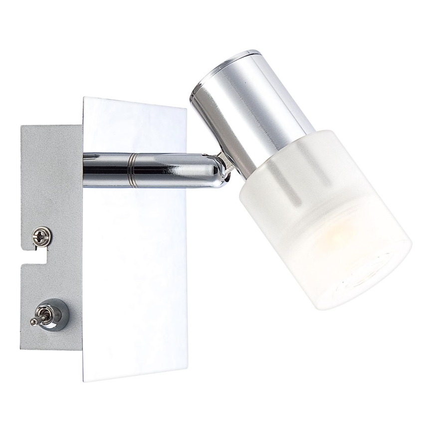 GLOBO 56200-1 - LED Kinkiet z wyłącznikiem GLOSS 1x LED/3W/230V