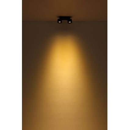 Globo - LED Oświetlenie punktowe 2xLED/6W/230V czarny