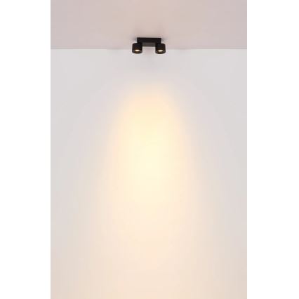 Globo - LED Oświetlenie punktowe 2xLED/6W/230V czarny