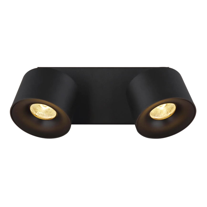 Globo - LED Oświetlenie punktowe 2xLED/6W/230V czarny
