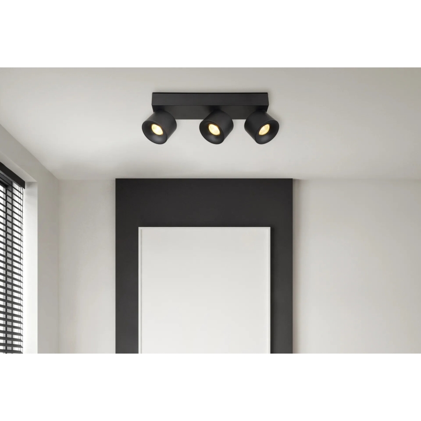 Globo - LED Oświetlenie punktowe 3xLED/6W/230V czarny