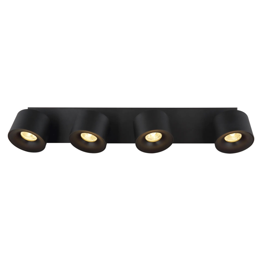 Globo - LED Oświetlenie punktowe 4xLED/6W/230V czarny