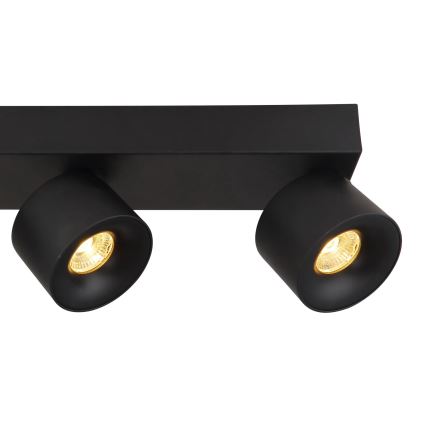 Globo - LED Oświetlenie punktowe 4xLED/6W/230V czarny