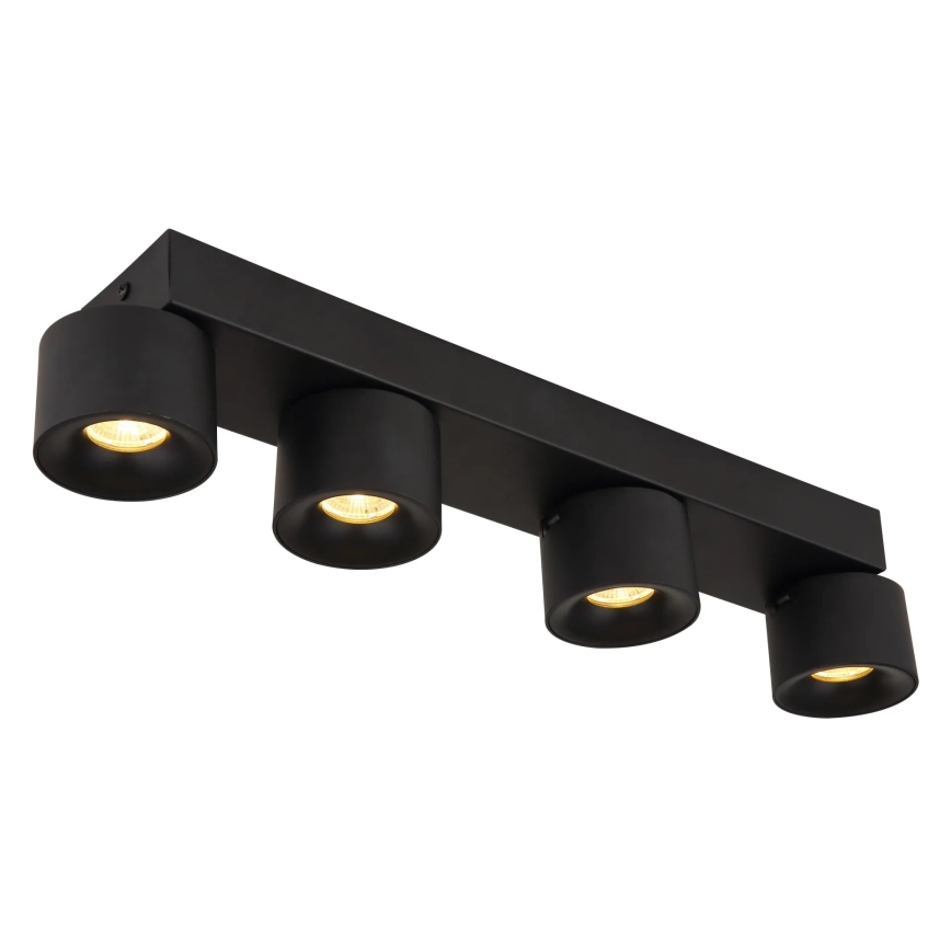 Globo - LED Oświetlenie punktowe 4xLED/6W/230V czarny