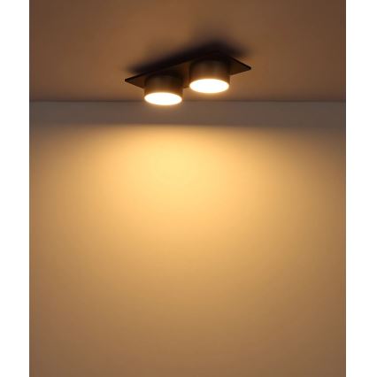 Globo - Lampa sufitowa LED/24W/230V 3000K 46x20 cm beżowa