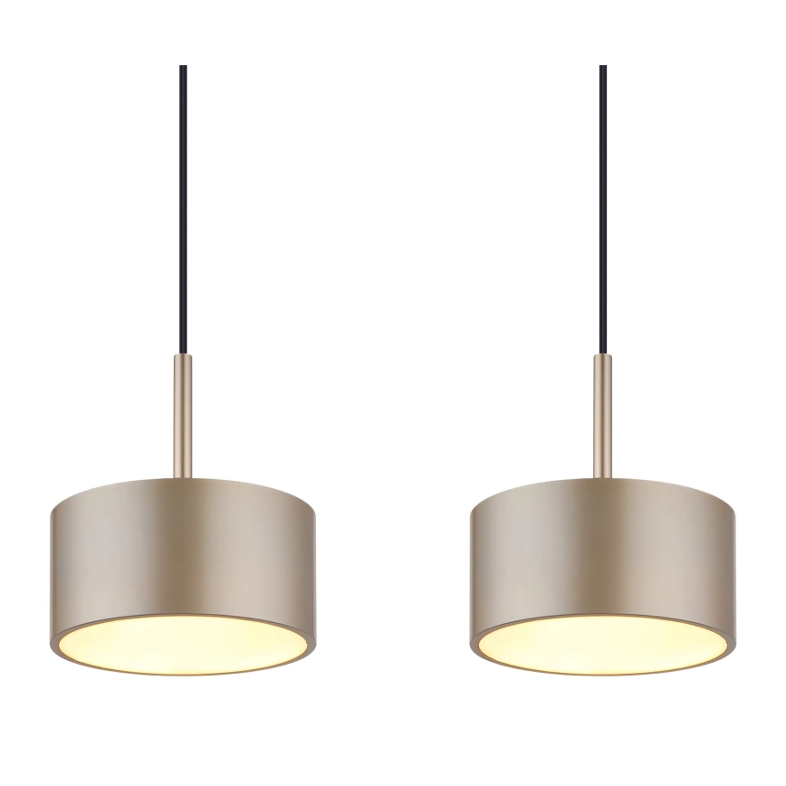 Globo - żyrandol LED na lince LED/40W/230V 3000K mosiądz