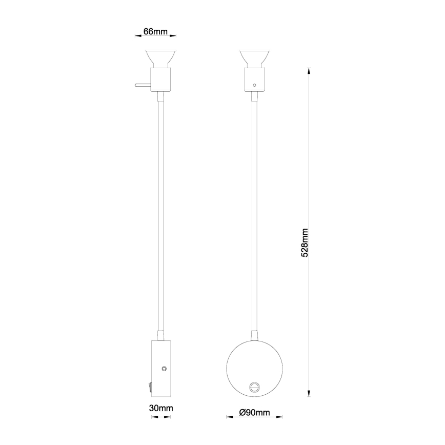 Globo - Kinkiet 1xGU10/35W/230V