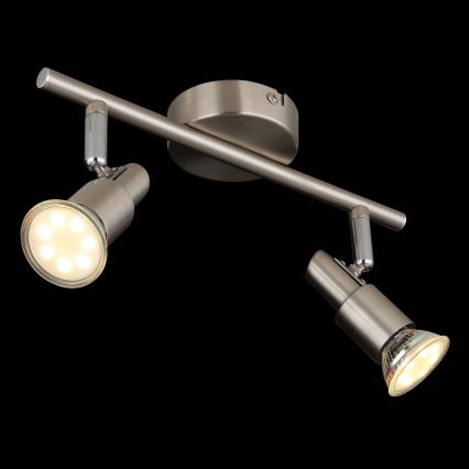 Globo - LED Oświetlenie punktowe 2xGU10/3W/230V