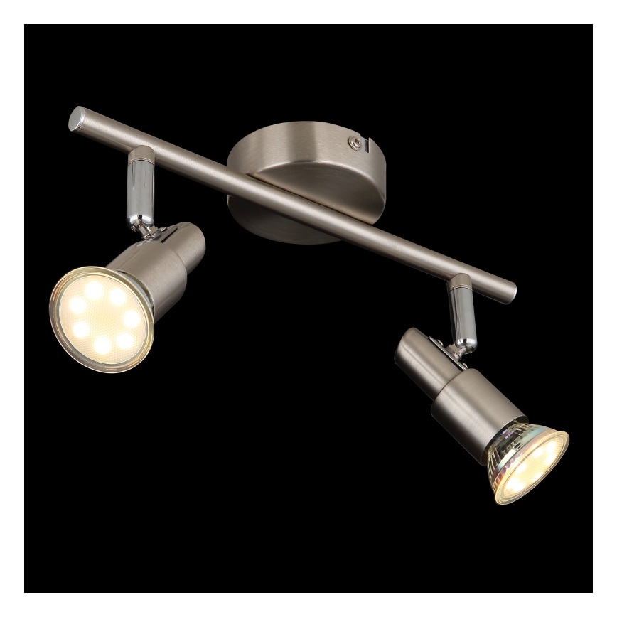Globo - LED Oświetlenie punktowe 2xGU10/3W/230V