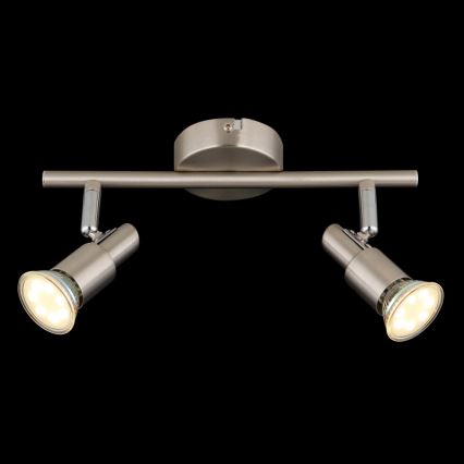 Globo - LED Oświetlenie punktowe 2xGU10/3W/230V