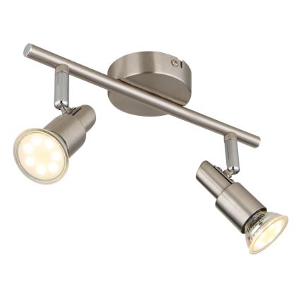 Globo - LED Oświetlenie punktowe 2xGU10/3W/230V