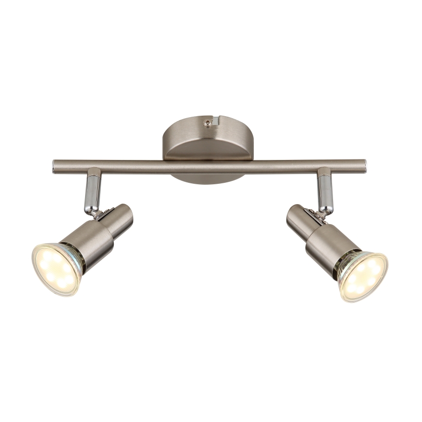 Globo - LED Oświetlenie punktowe 2xGU10/3W/230V