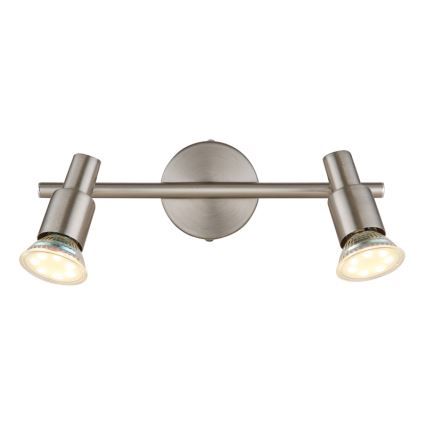 Globo - LED Oświetlenie punktowe 2xGU10/3W/230V