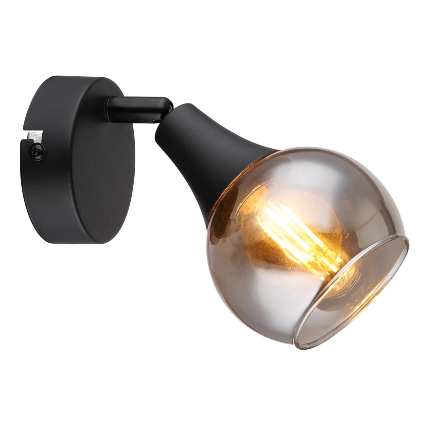 Globo - Kinkiet punktowy 1xE14/40W/230V czarny