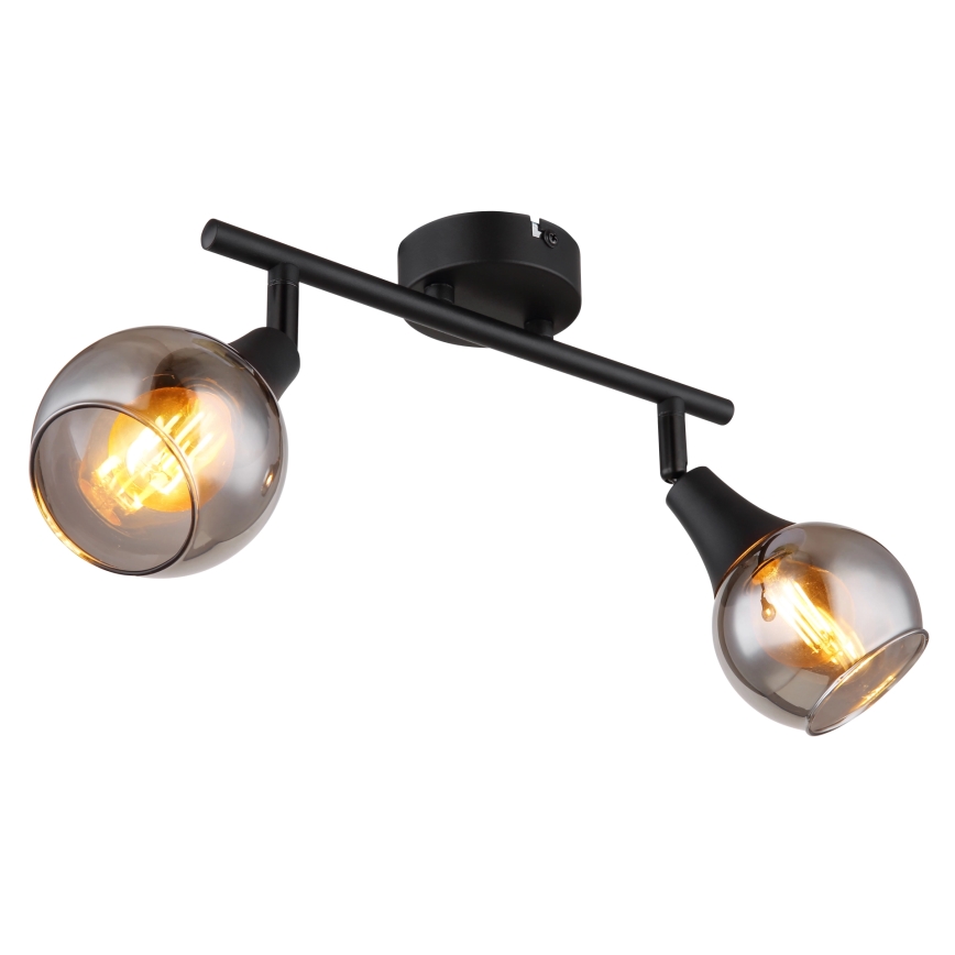 Globo - Oświetlenie punktowe 2xE14/40W/230V czarne