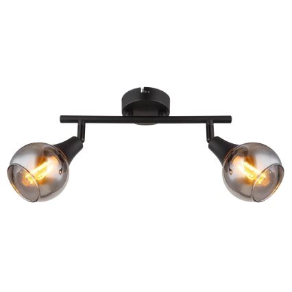 Globo - Oświetlenie punktowe 2xE14/40W/230V czarne