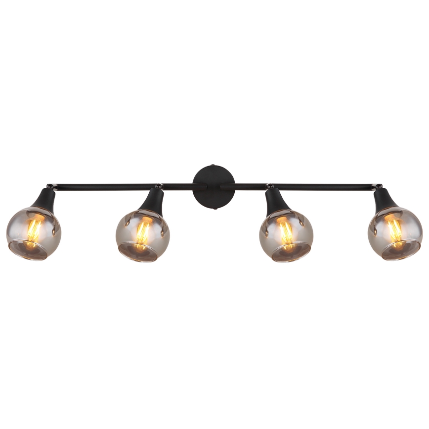 Globo - Oświetlenie punktowe 4xE14/40W/230V czarne