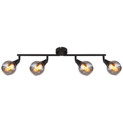 Globo - Oświetlenie punktowe 4xE14/40W/230V czarne