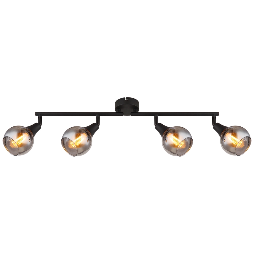 Globo - Oświetlenie punktowe 4xE14/40W/230V czarne