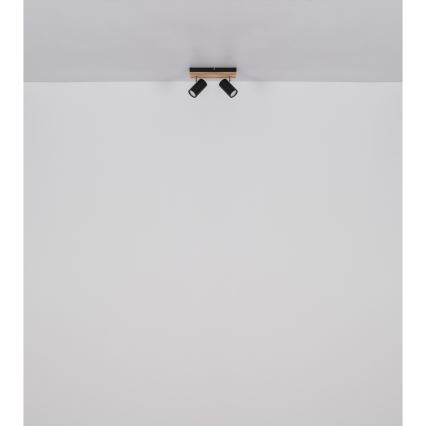 Globo - Oświetlenie punktowe 2xGU10/25W/230V czarny