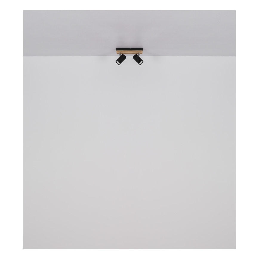Globo - Oświetlenie punktowe 2xGU10/25W/230V czarny