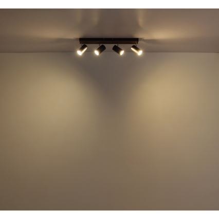 Globo - Oświetlenie punktowe 4xGU10/25W/230V czarny
