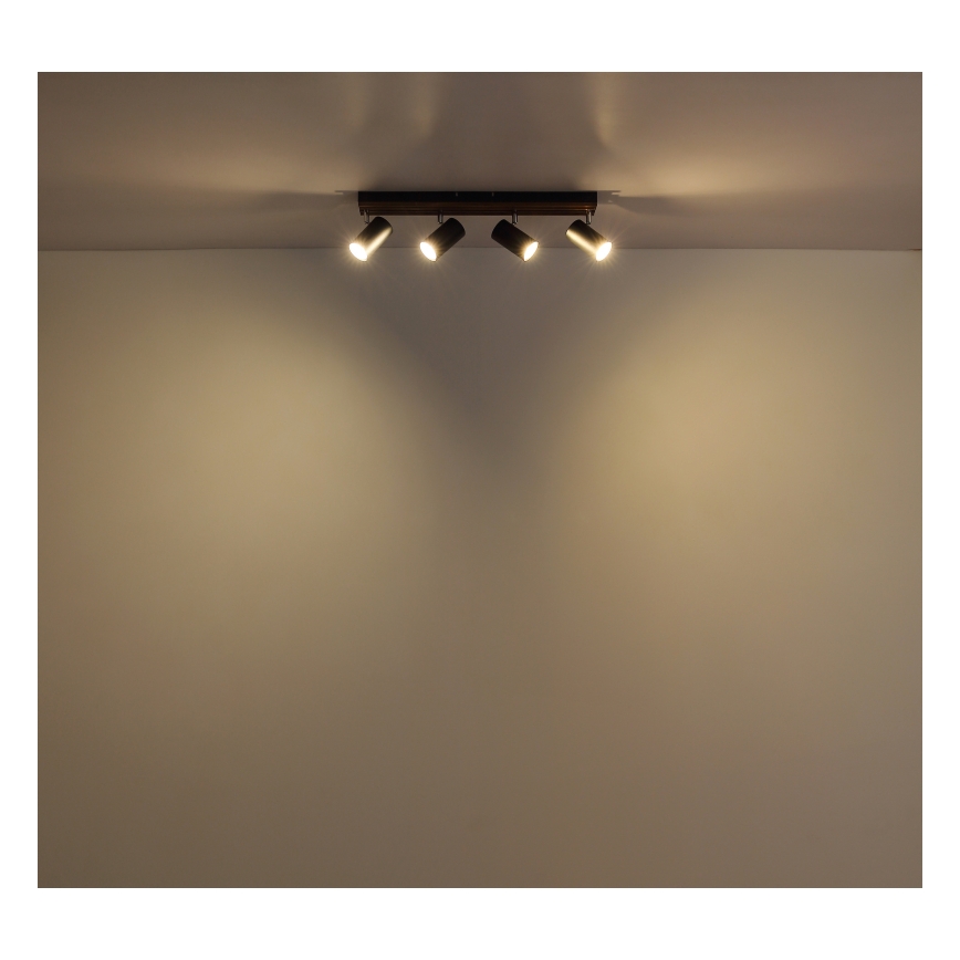 Globo - Oświetlenie punktowe 4xGU10/25W/230V czarny