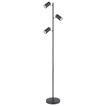 Globo - Lampa podłogowa 3xGU10/5W/230V czarna