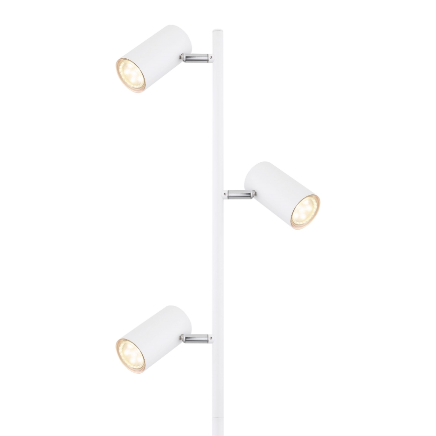 Globo - Lampa podłogowa 3xGU10/5W/230V biała