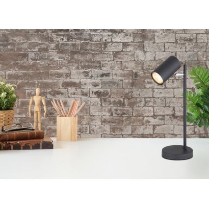 Globo - Lampa stołowa 1xGU10/5W/230V czarna